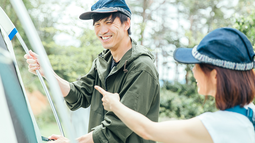 キャンプ婚活イベントのイメージ